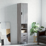 Highboard Grey Sonoma 34.5x34x180 cm Engineered Wood 3198935