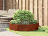 Planter Rusty 120 x 120 x 35 cm Weathering Steel 883730