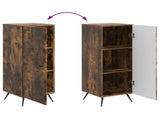 Sideboard Smoked Oak 33 x 34.5 x 90 cm Engineered Wood 895520