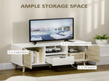TV Unit Cabinet for TVs up to 50 Inches, TV Stand with Storage Cabinets Drawer for Living Room T3398P344255
