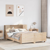 Bed Frame without Mattress 120x200 cm Solid Wood Pine 3323770