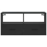 TV Cabinet Black 80x31x39.5 cm Engineered Wood and Metal 848919