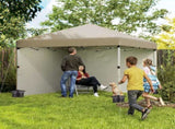 3 x 3m Pop Up Gazebo, UPF 30 with 2 Sidewalls, Leg Weight Bags and Wheeled Bag, Height Adjustable T3398P313577
