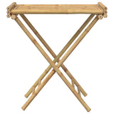 Folding Tray Table 70.5x42.5x80 cm Bamboo 366454