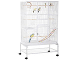 Large Bird Cage Budgie Cage 3 Tier Aviary with Stand Wheels, Toys, Ladders, Shelf for Canaries, T3398P349817