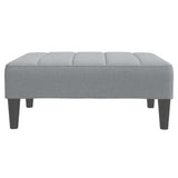 Footstool Light Grey 77x55x31 cm Fabric 4007380