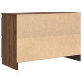 TV Cabinet Brown Oak 80x35x54 cm Engineered Wood 861793