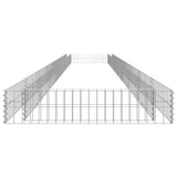 Gabion Raised Bed Galvanised Steel 800x100x20 cm 151317