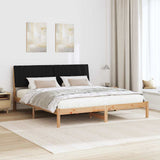 Bed Frame with Headboard Brown 180 x 200 cm Solid Pine Wood 3394405