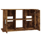 Aquarium Stand Smoked Oak 101x41x58 cm Engineered Wood 833612