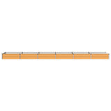 Raised Garden Bed Natural 480 x 80 x 24 cm cold-rolled steel 8006516