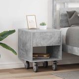 Bedside Table 2 pcs Concrete Grey 40.5 x 40 x 48 cm 891063