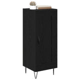 Sideboard Black Oak 34.5 x 34 x 90 cm Engineered Wood and Iron 881650