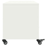 TV Cabinet White 100.5x39x43.5 cm Steel 846697
