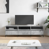 TV Cabinet Concrete Grey 150x30x44.5 cm Engineered Wood 831288