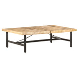 Coffee Table 142x90x42 cm Solid Mango Wood 320653