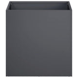 Garden Planter Anthracite 45 x 45 x 45 cm Cold-rolled Steel 8004970
