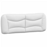 Bed Frame with LED without Mattress "Hvar" White 140x200 cm 3213935