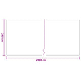 Dust Sheet with Adhesive Tape 12 pcs Transparent 240 x 2000 cm 42033228