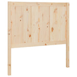 Bed Headboard 105.5x4x100 cm Solid Pine Wood 818075