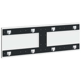 Wall-Mounted Headboard ARNHEM Black Engineered Wood 896726