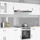 Kitchen Backsplash 2 pcs Light Grey 120 x 50 cm Tempered Glass 3415504
