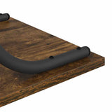 Console Table Smoked Oak 101 x 35 x 80.5 cm Engineered Wood 868471