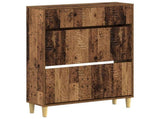 Shoe Cabinet DELFT 78 x 24 x 103 cm Engineered Wood Old Wood 897103
