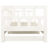 Pull-out Day Bed without Mattress White 2x cm 820228