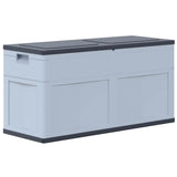 Garden Storage Box 320 L Grey Black 45689
