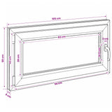 Basement Window Internal Colour White RISOR 105 x 50 cm 42047827