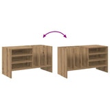 Record Cabinet Artisan Oak 78.5 x 35 x 45 cm Engineered Wood 891079