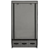 Wardrobe Grey 87x49x159 cm Fabric 282460