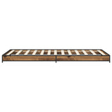 Bed Frame Old Wood 80 x 200 cm Engineered Wood 8009145