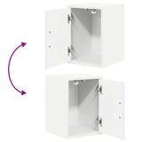 Garage Cabinets 2 pcs White Engineered Wood 3328314