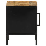 Bedside Cabinet Brown and black 30 x 30 x 40 cm 4019639