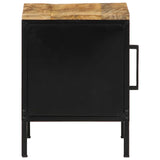 Bedside Cabinet Brown and black 30 x 30 x 40 cm 4019639