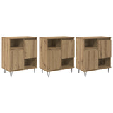 Sideboard 3 pcs Artisan Oak 60 x 35 x 70 cm 3394564
