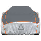 Car Cover for Sedan Hail Protection Full XL Grey and Silver 4008946