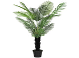 175cm Artificial Areca Palm Tree with 16 PE Leaves, Decorative Artificial Plant with Plastic Pot and T3398P377844