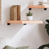 Wall Shelf 40x50x cm Untreated Solid Wood Oak 363514
