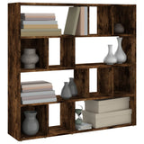 Book Cabinet/Room Divider Smoked Oak 105x24x102 cm 823250