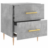 Bedside Cabinets 2 pcs Concrete Grey 40x35x47.5 cm Engineered Wood 827285