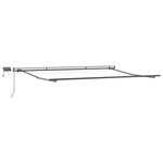 Manual Retractable Awning with LEDs Burgundy 400x300 cm 3310187