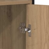 Book Cabinet Artisan Oak 60 x 24 x 161 cm Engineered Wood 883861