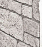 3D Wall Panels with Grey Brick Design 10 pcs EPS 147205