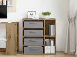 Sideboard with Drawer Artisan Oak 60 x 33.5 x 84 cm 8000475
