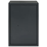 Safe Box with Lock Dark grey 35 x 31 x 50 cm Steel 42011316