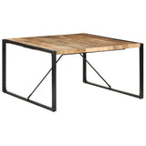 Dining Table 140x140x75 cm Rough Mango Wood 321572