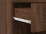 Bathroom Cabinet Set TULUM Brown Oak 37 x 31.5 x 82 cm 880348